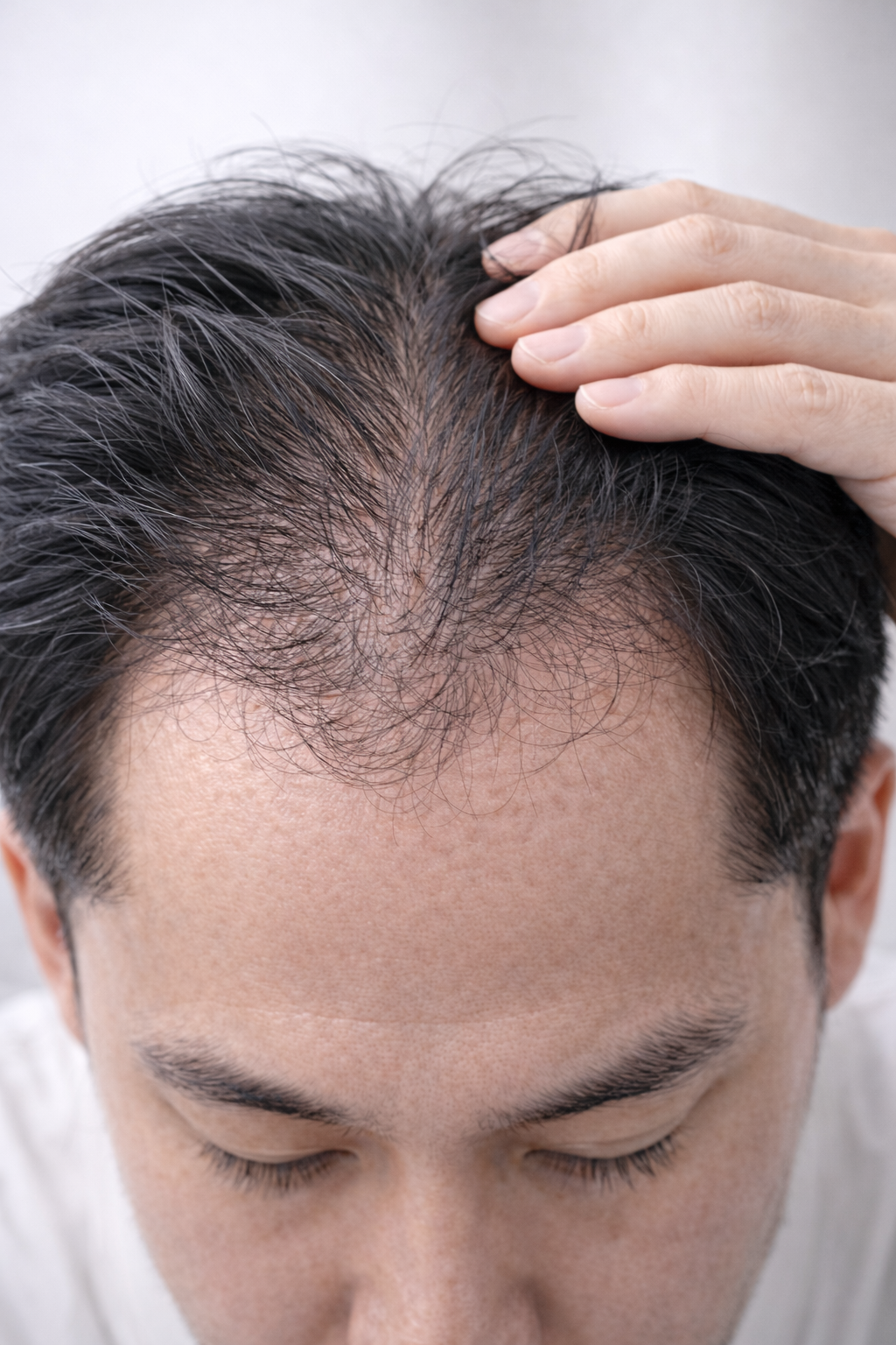 Rambut terlihat semakin tipis