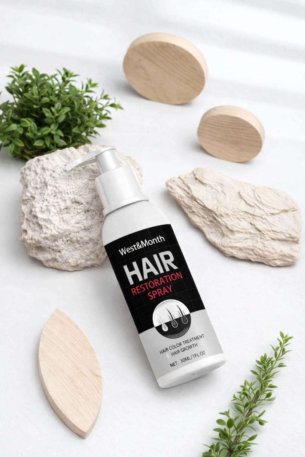 Detail produk hair restoration spray