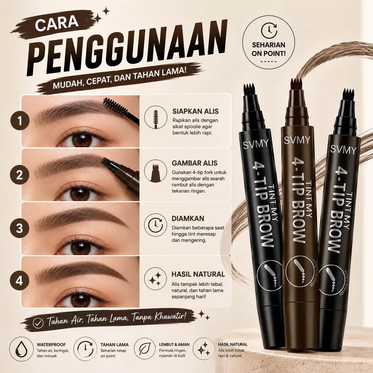 SVMY Brow Pencil - Warna Cokelat