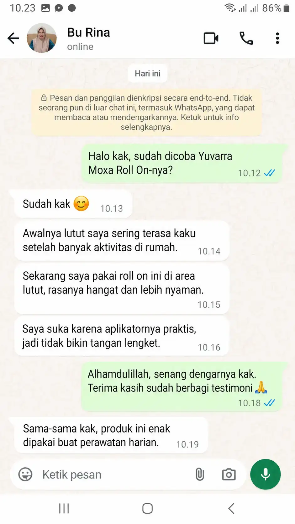 Testimoni Yuvarra Moxa Roll On 3