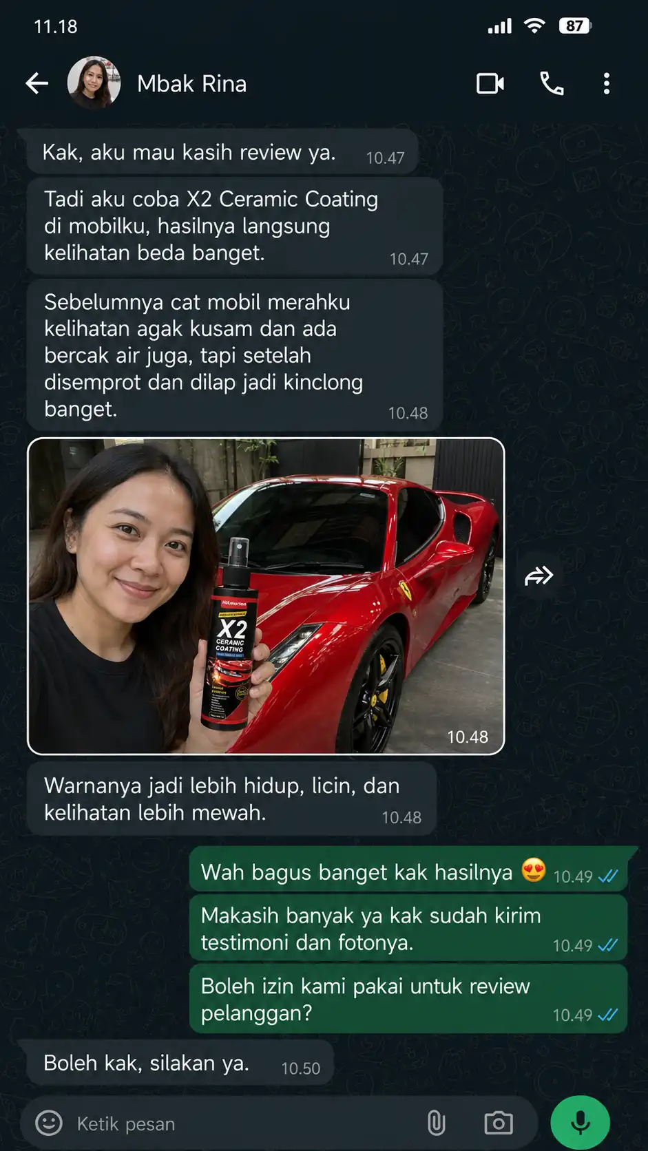 Review pembeli ceramic coating 2